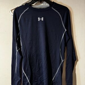 Under Armour Men's Dark Blue Long Sleeve Tee